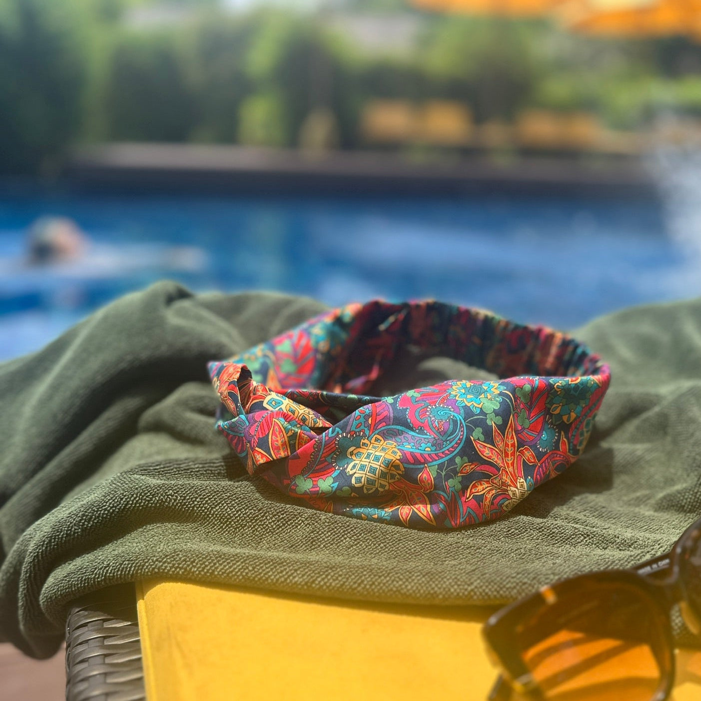 Twisted Turban Headband - Liberty of London Pineapple Paisley