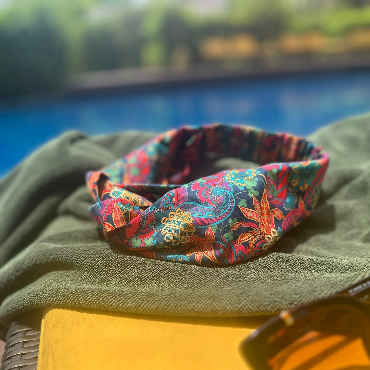 Twisted Turban Headband - Liberty of London Pineapple Paisley