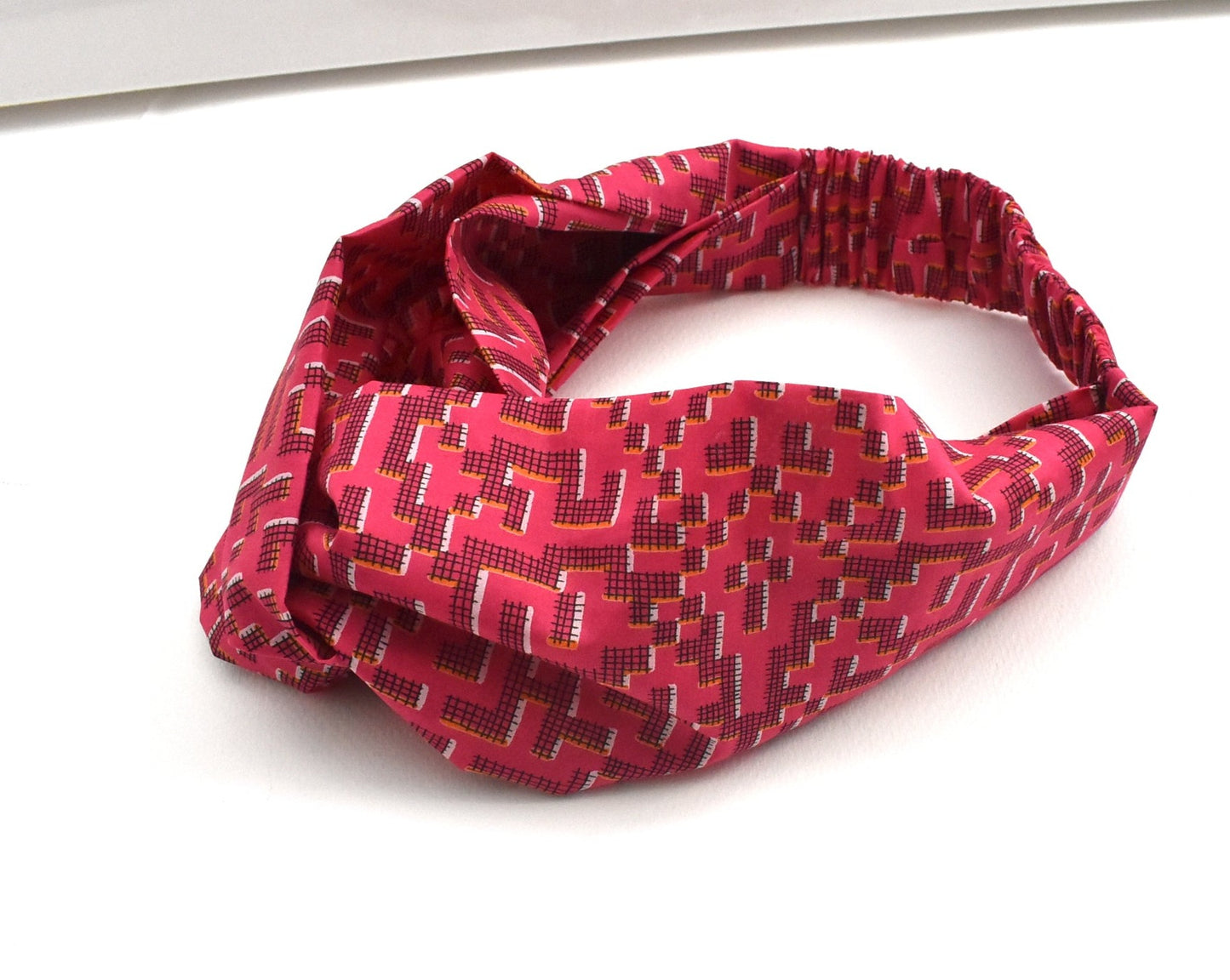 Twisted Turban Headband - Pink Farhad Liberty print