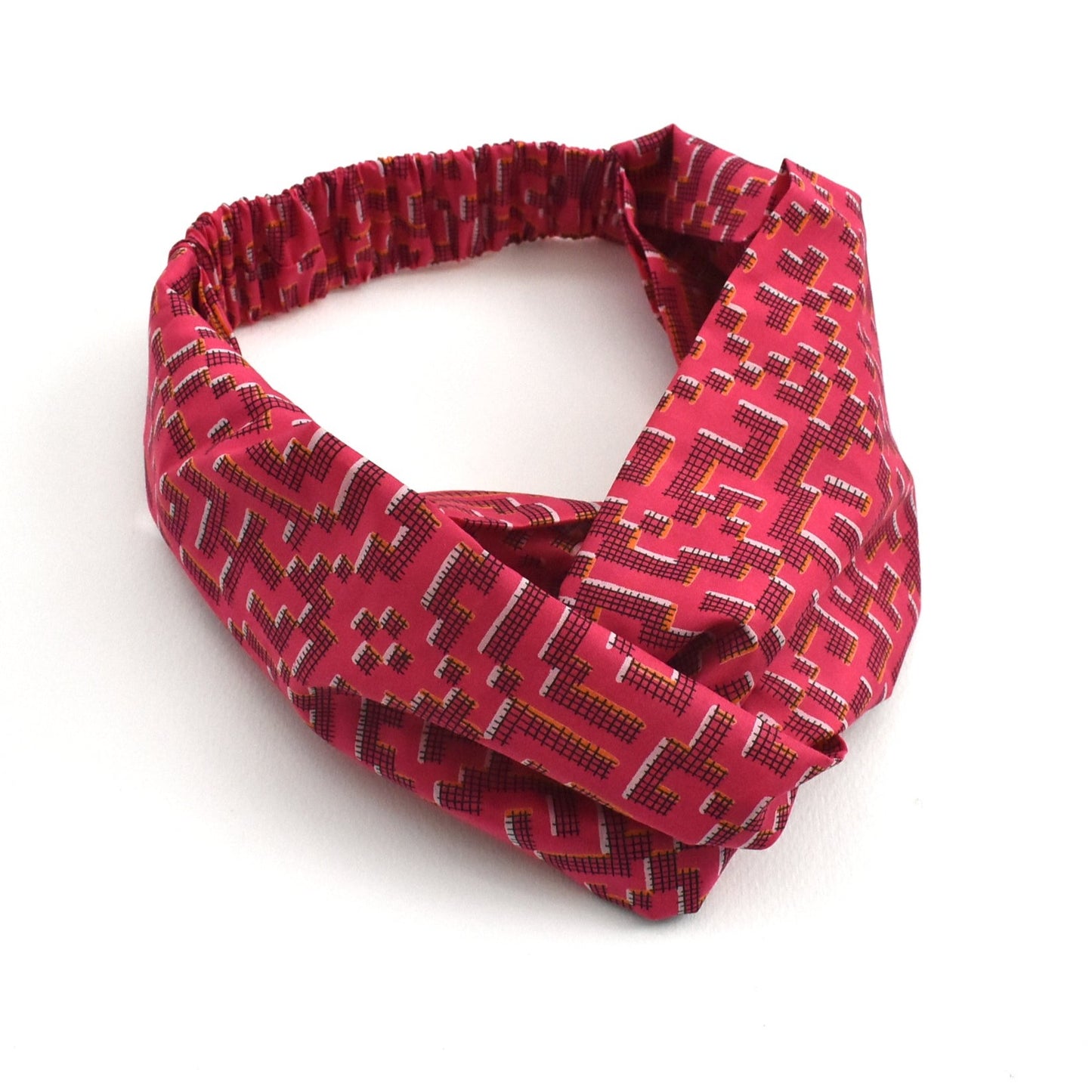Twisted Turban Headband - Pink Farhad Liberty print