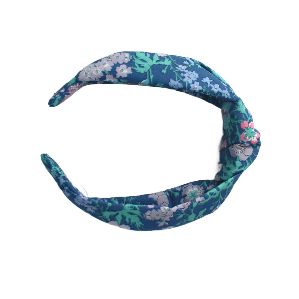 Classic Knot Headband - Vintage Liberty Blue Floral