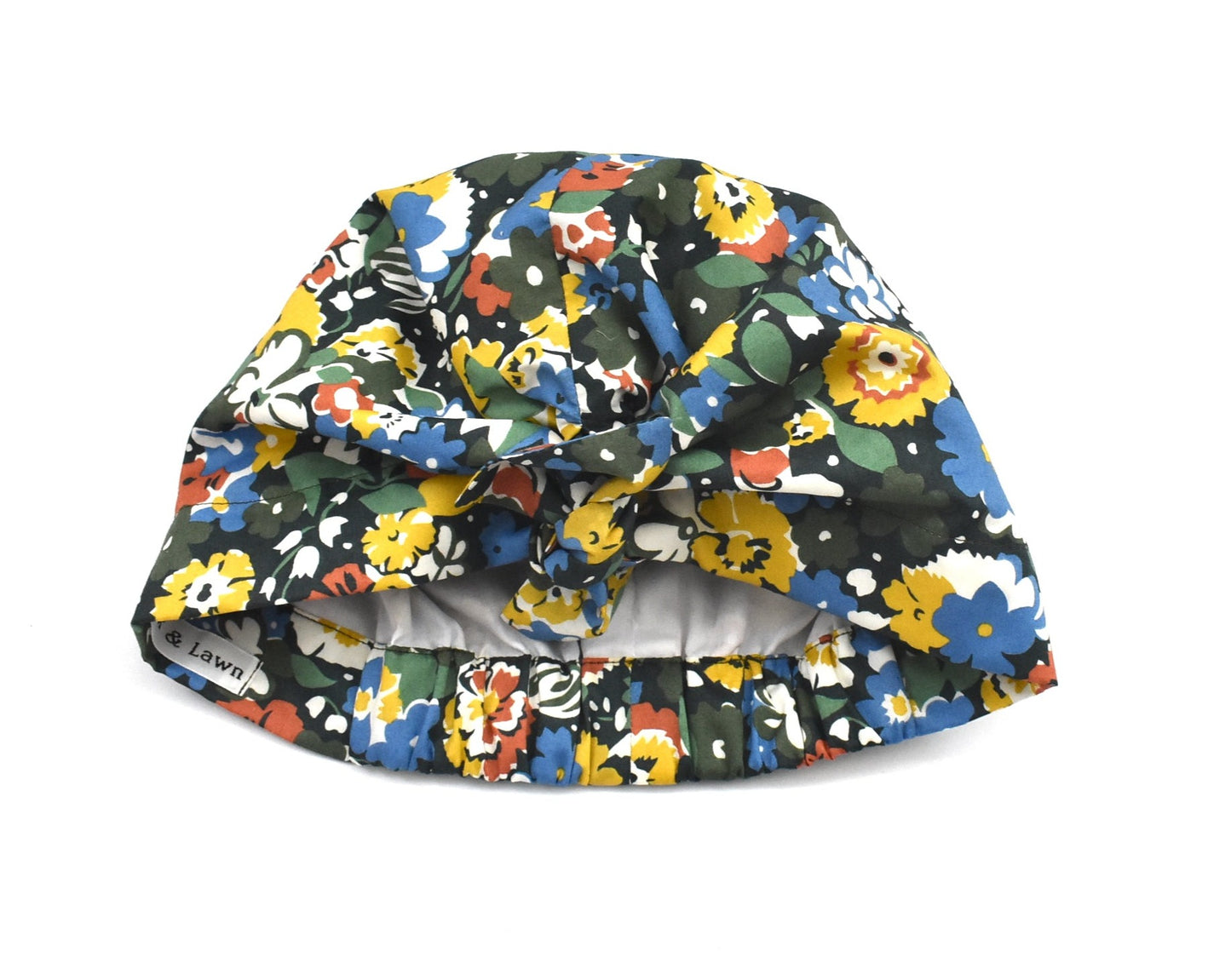 Ladies Turban Hat - Liberty of London Green Floral