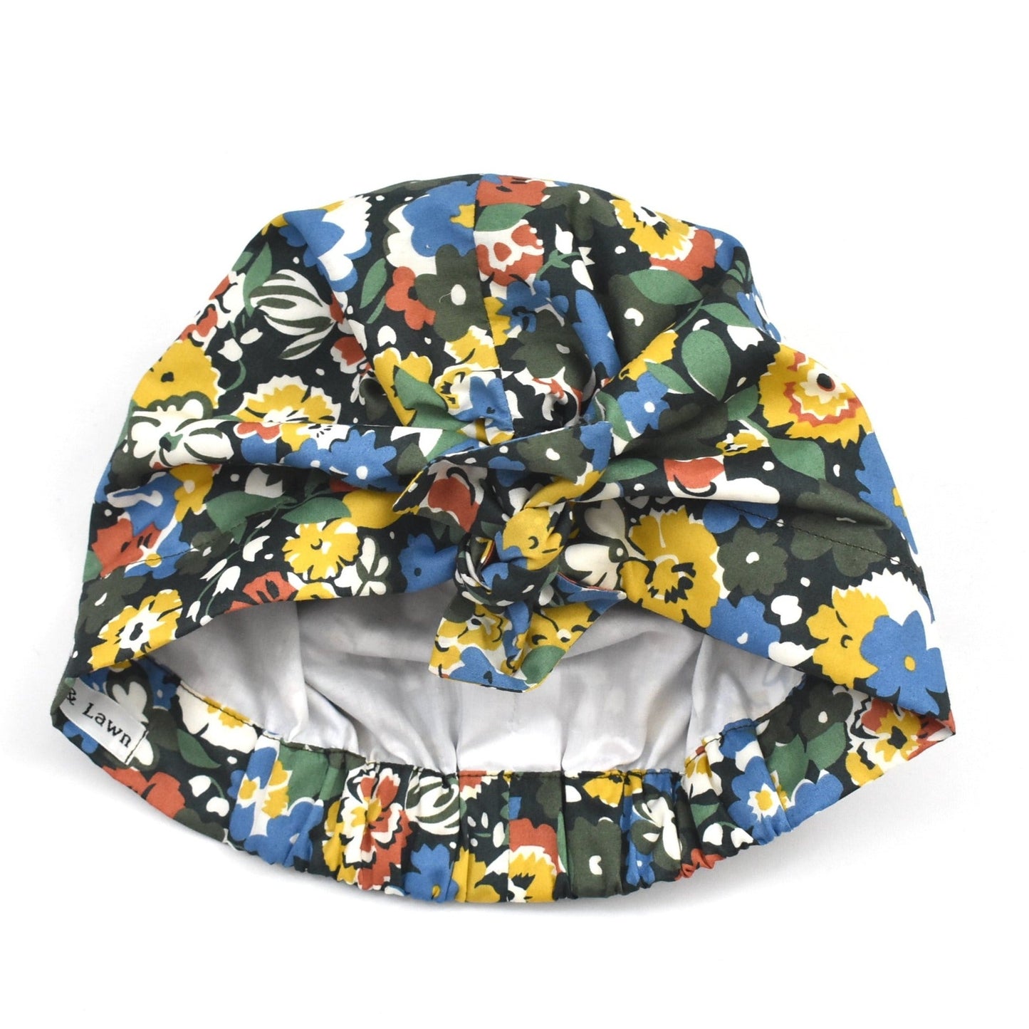 Ladies Turban Hat - Liberty of London Green Floral