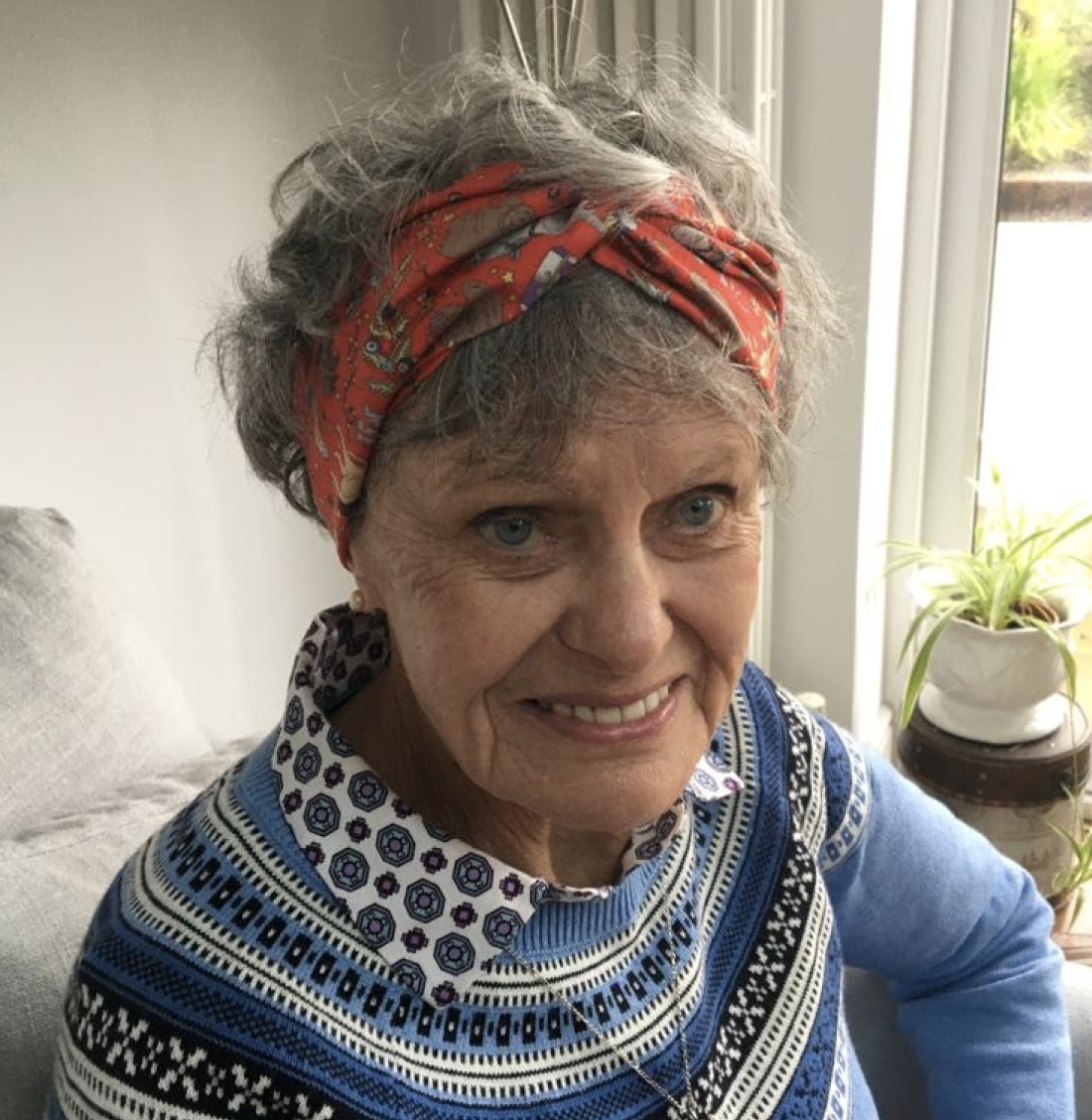Ladies Twisted Turban hairband and neck scarf - Christmas Animal Liberty of London - Tot Knots of Brighton