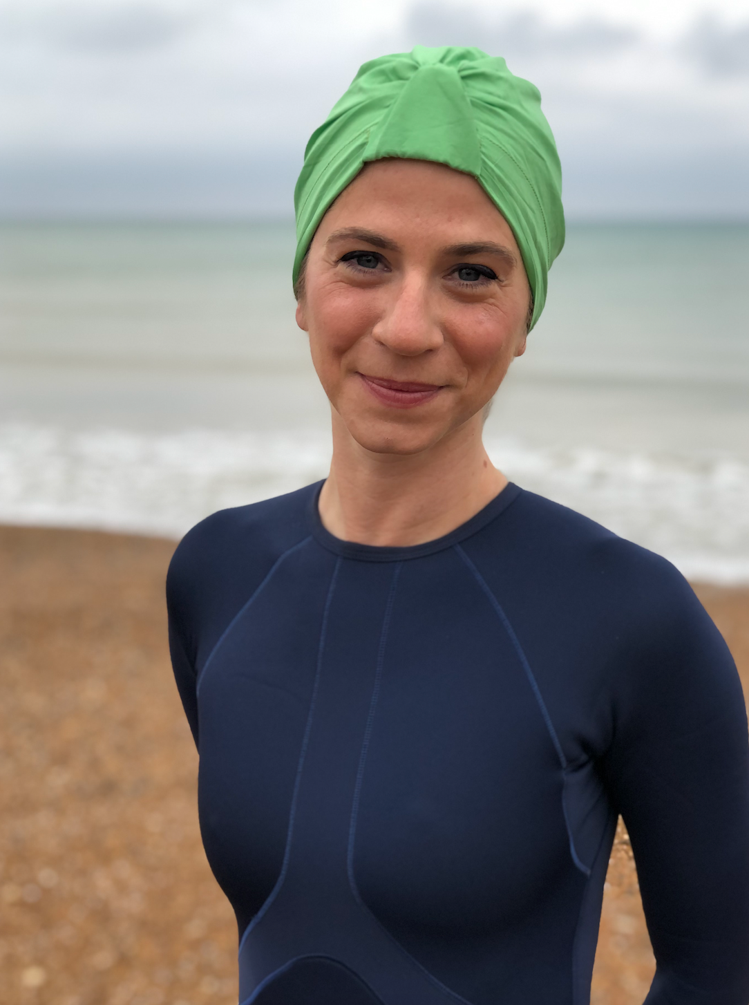 Salty Sea Knot - Swimming Cap Topper - Swim Turban - VARIOUS BLOCK COLOURS