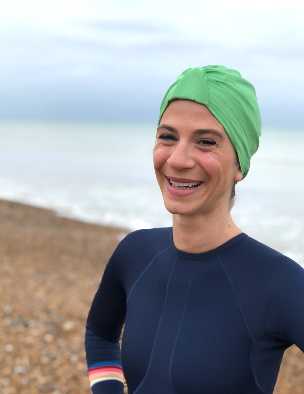 Salty Sea Knot - Swimming Cap Topper - Swim Turban - VARIOUS BLOCK COLOURS