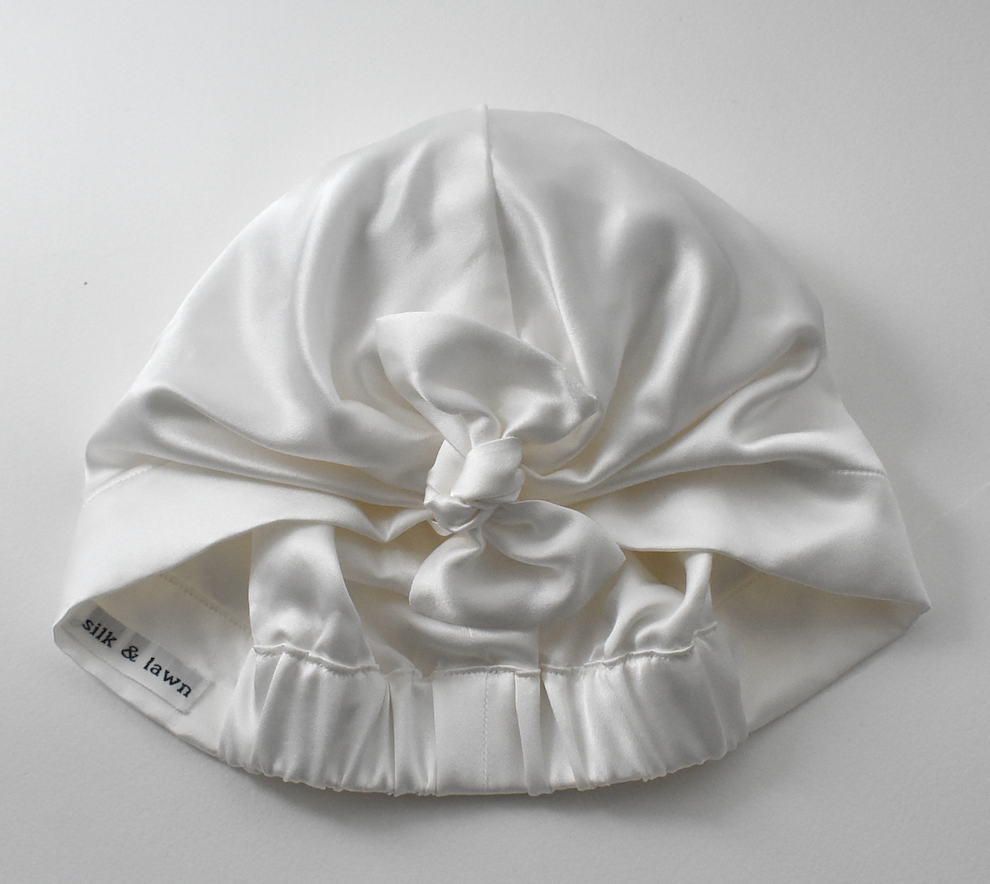 Pure Block Colour Silk Turban Hat & Head Wrap- Variety of Plain Pure Silks