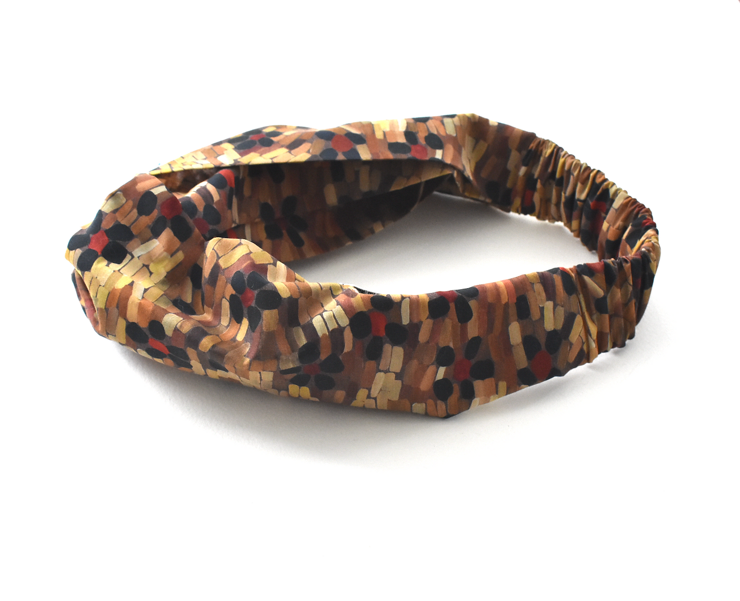 Twisted Turban Headband - Liberty of London Daisy Roar