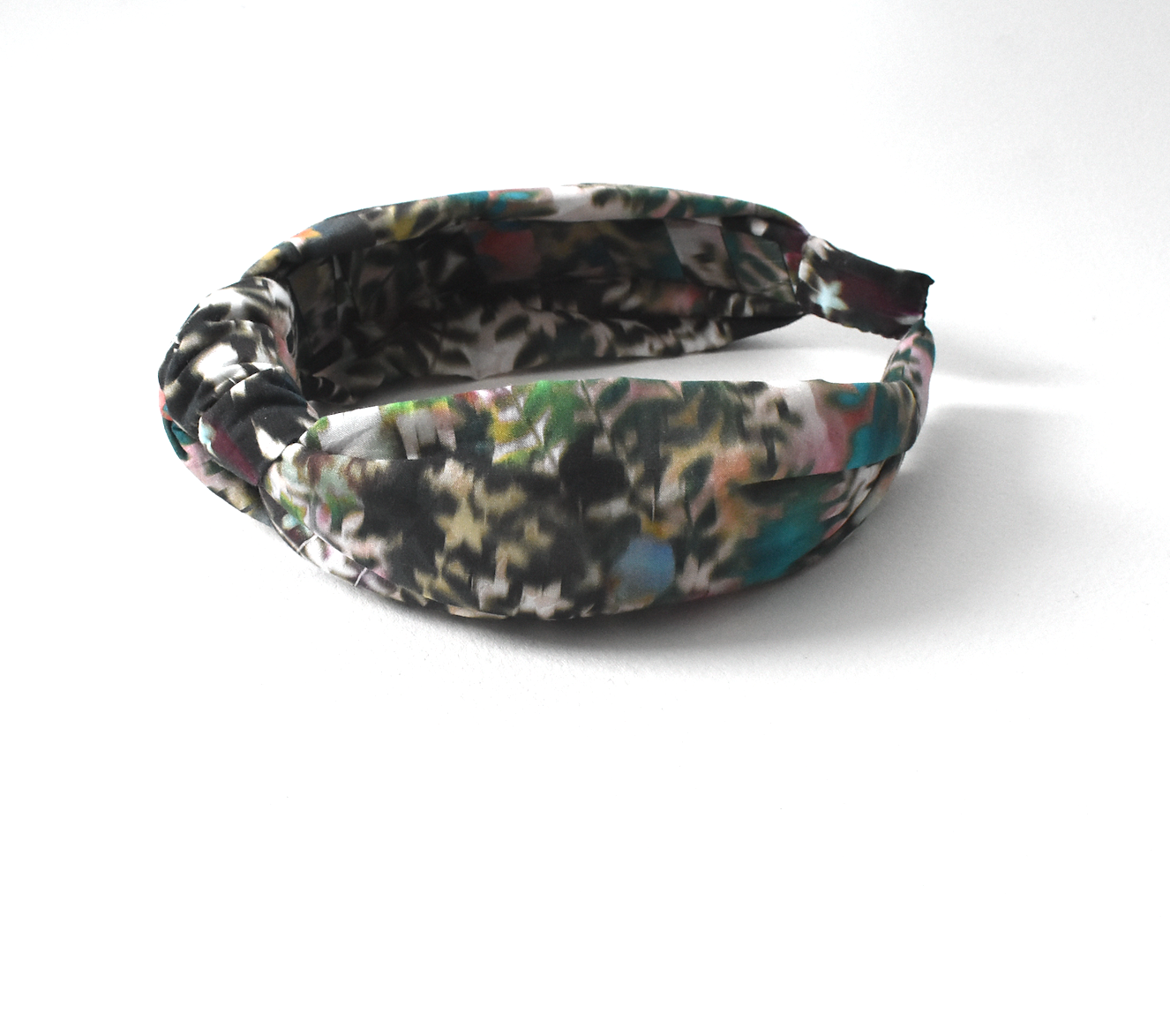 Classic Knot head band - Liberty of London Canopy Shadow - Abstract Floral print