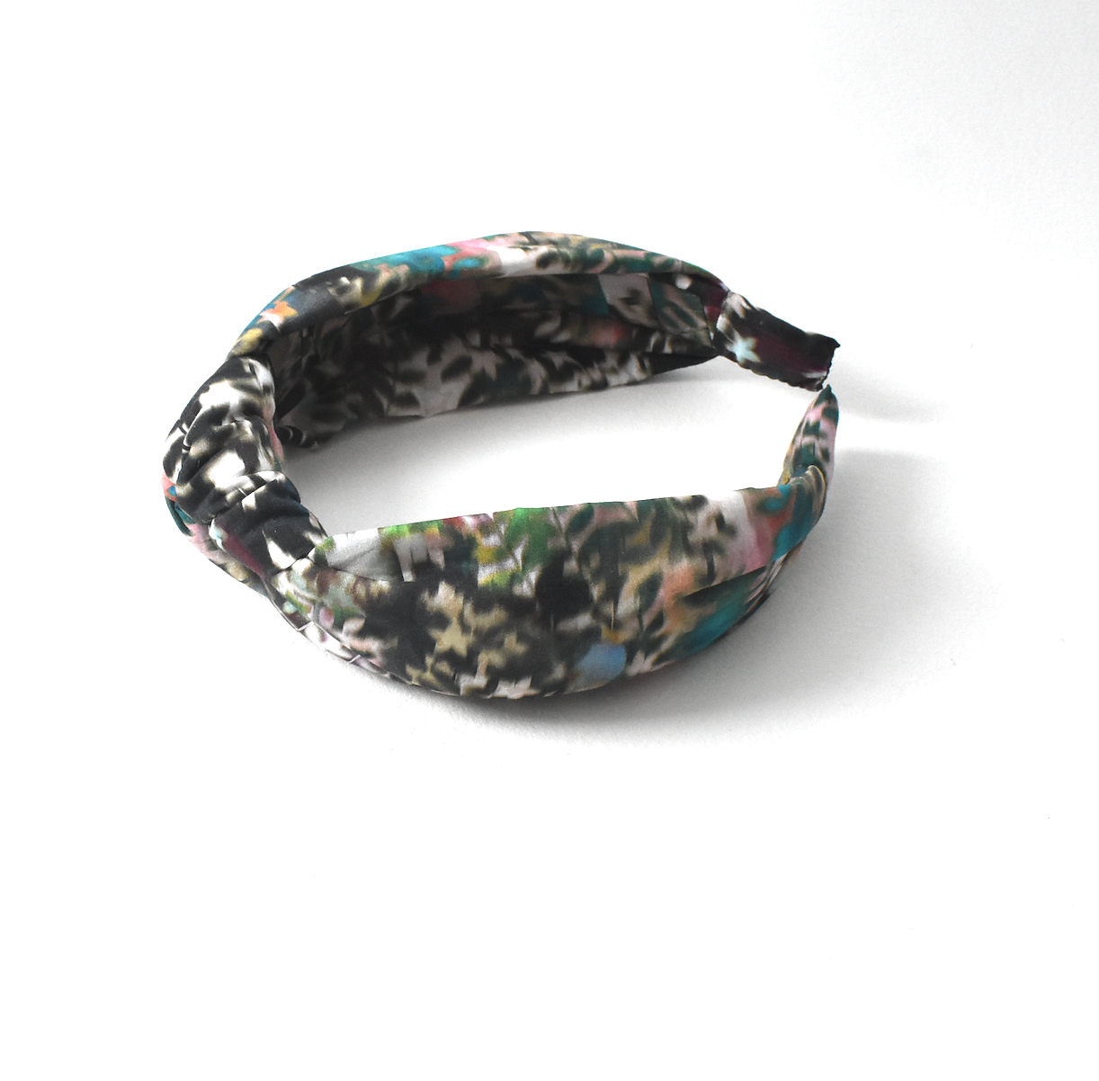 Classic Knot head band - Liberty of London Canopy Shadow - Abstract Floral print