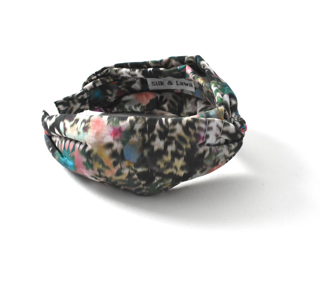 Twisted Alice Headband - Liberty of London Canopy Shadow - Abstract Floral print