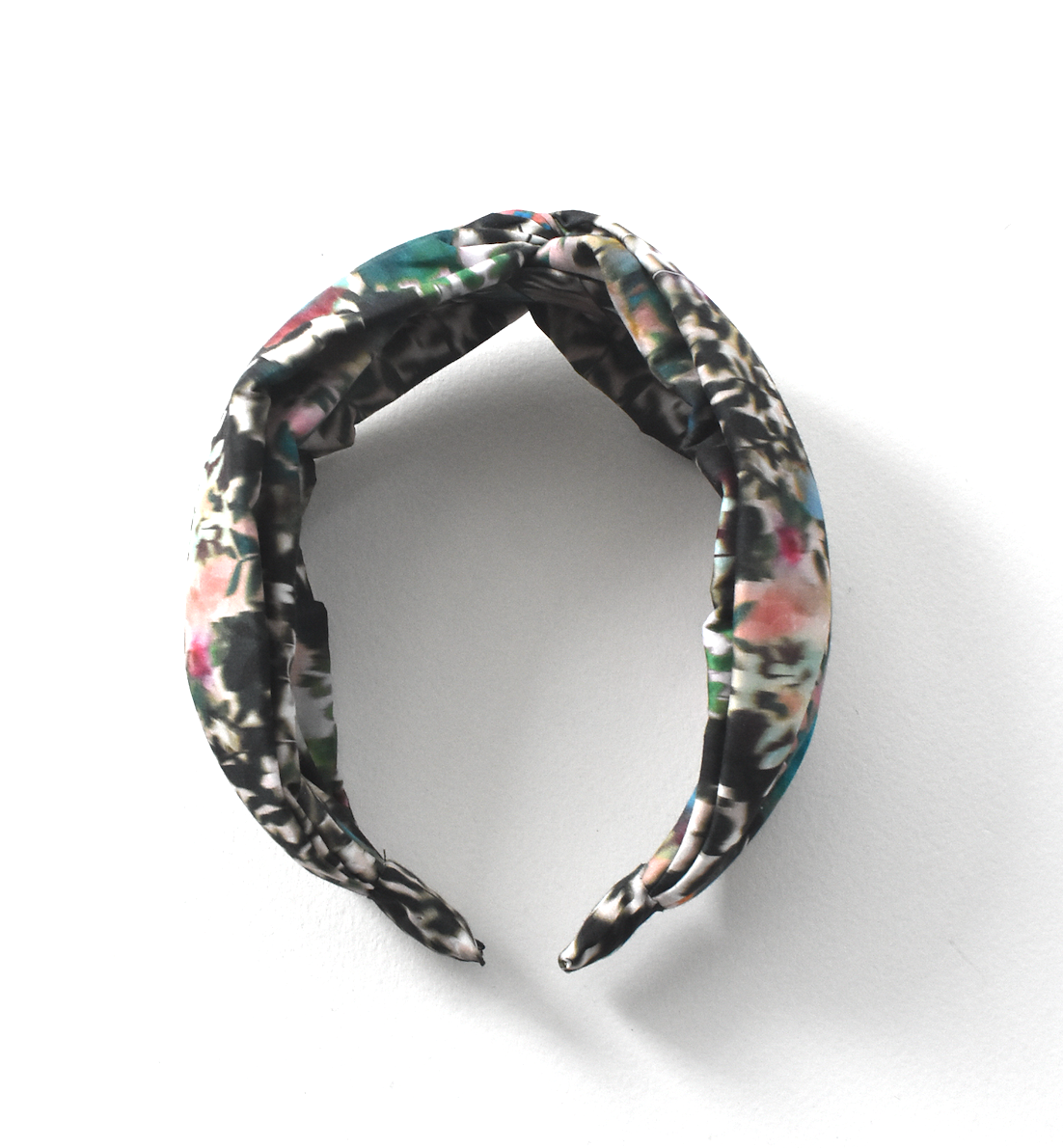 Twisted Alice Headband - Liberty of London Canopy Shadow - Abstract Floral print