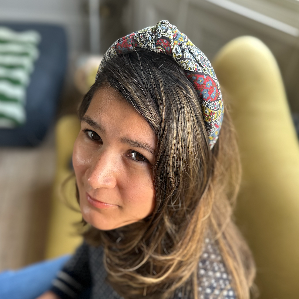 Classic Knot head band - Liberty of London Classic Paisley print