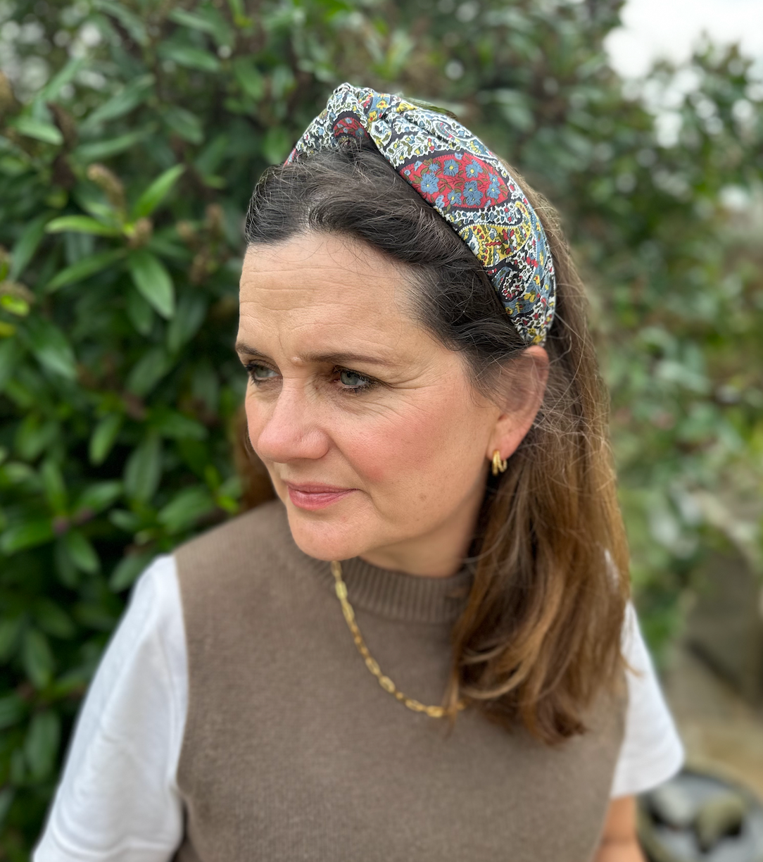 Classic Knot head band - Liberty of London Classic Paisley print