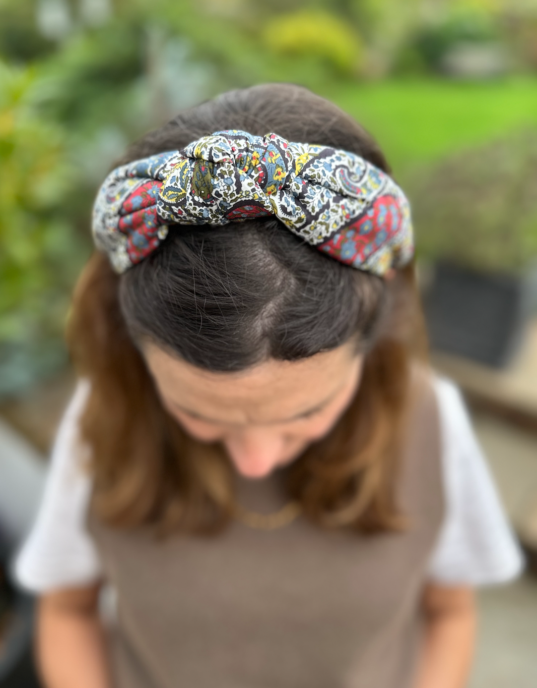 Classic Knot head band - Liberty of London Classic Paisley print