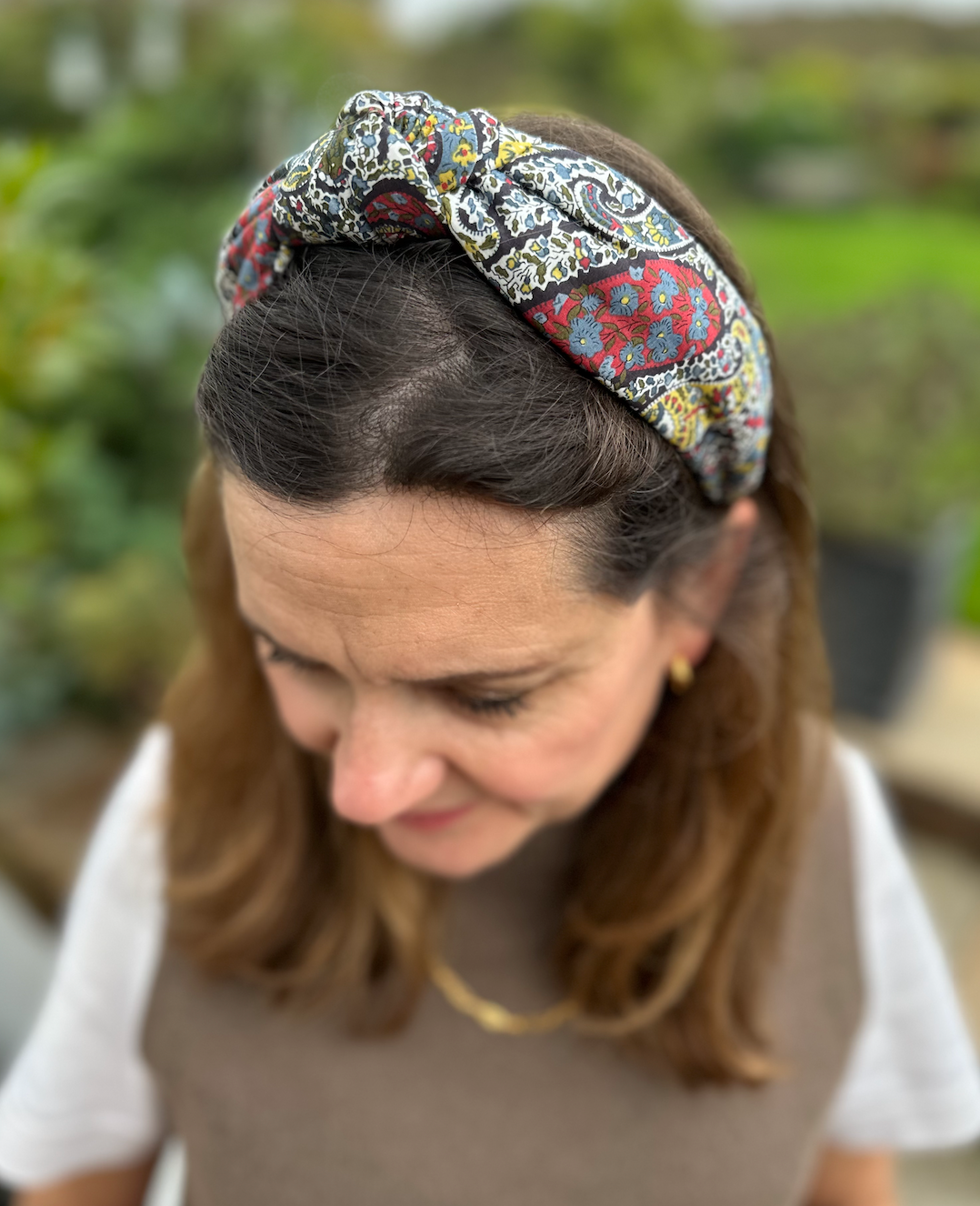 Classic Knot head band - Liberty of London Classic Paisley print