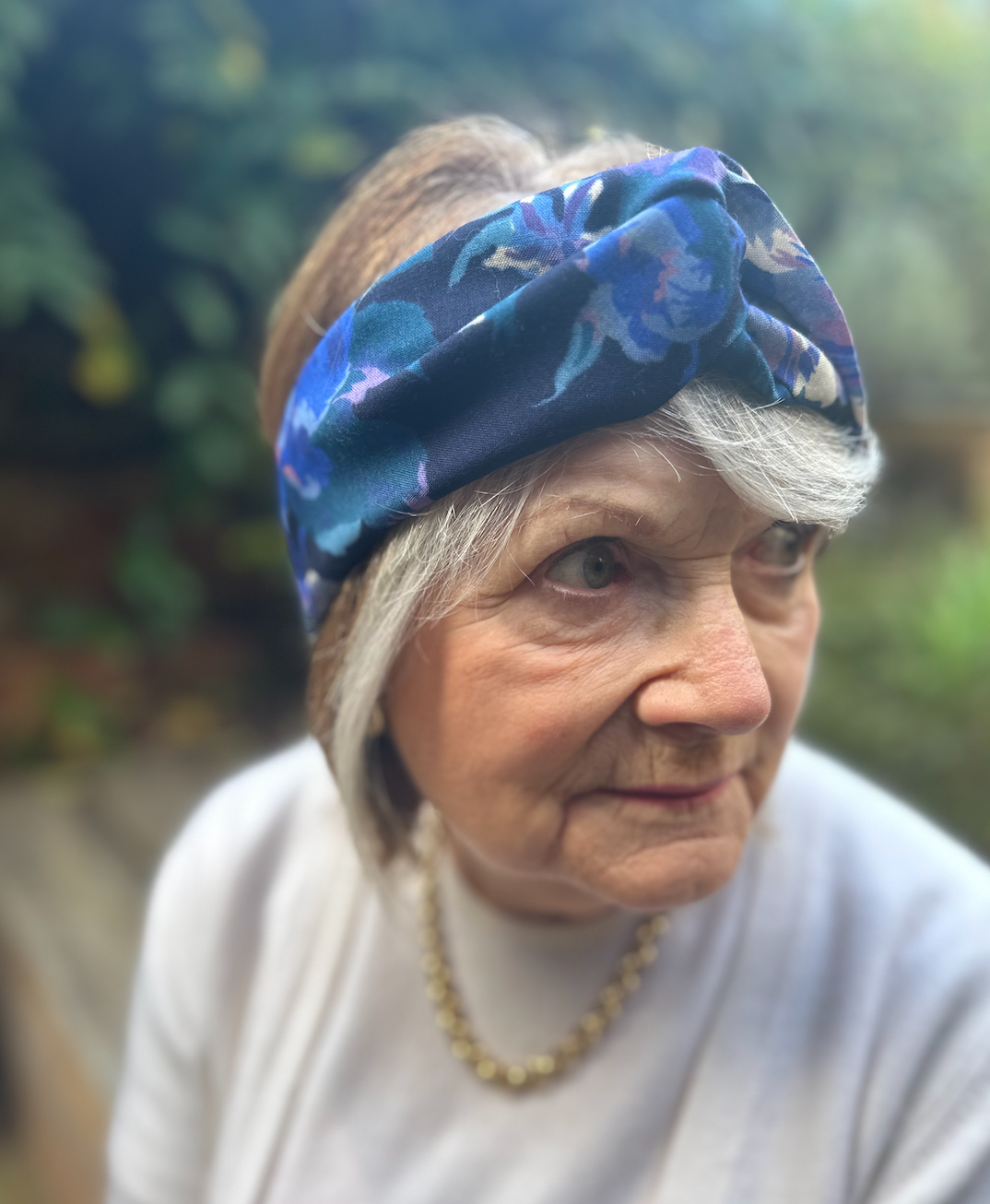 Twisted Turban hairband - VARIOUS - in Vintage Liberty of London Varuna Wool