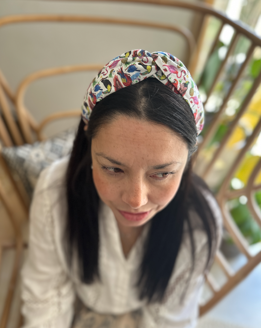Classic Twist Alice Headband - Liberty of London Birds of Paradise print