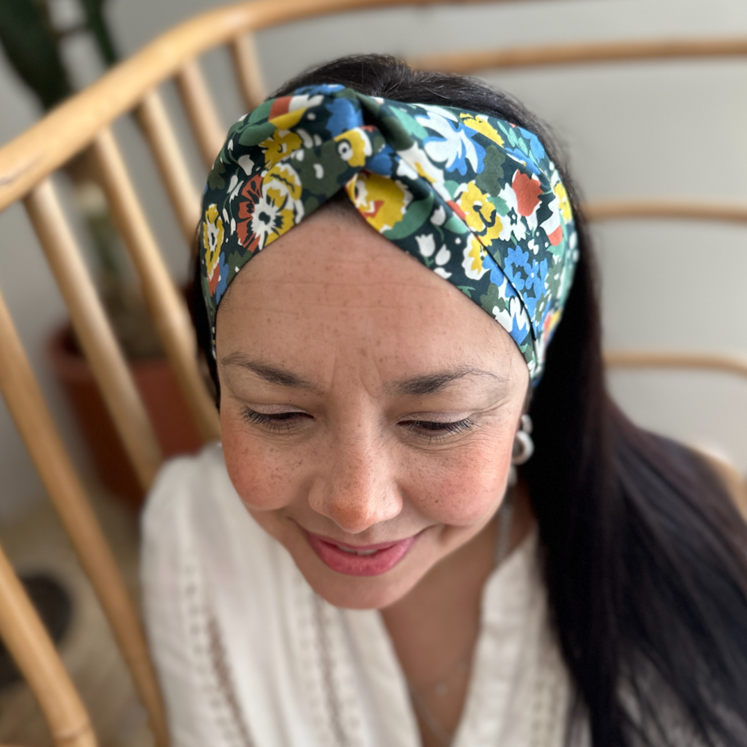 Twisted Turban Headband - Liberty Green Floral