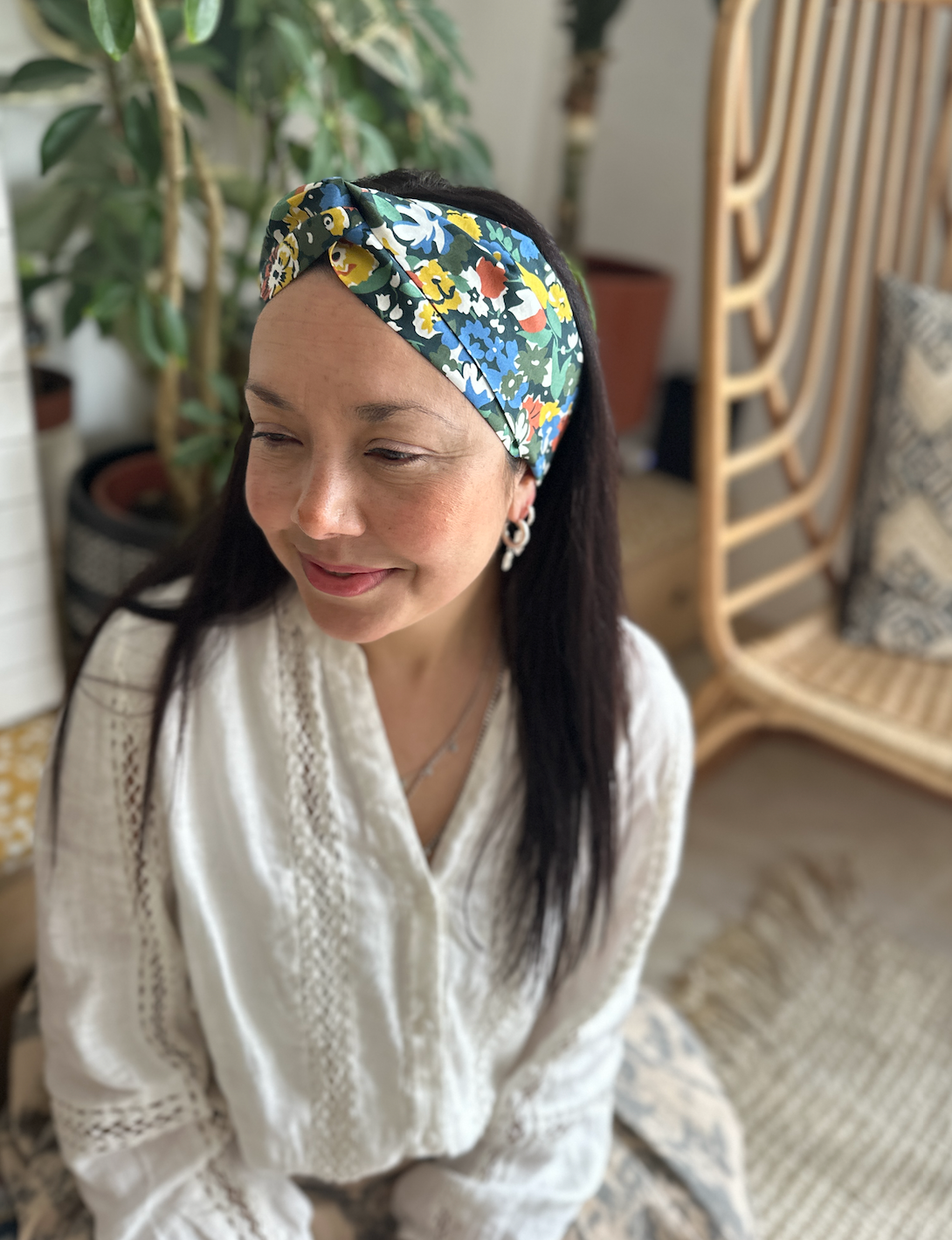 Twisted Turban Headband - Liberty Green Floral