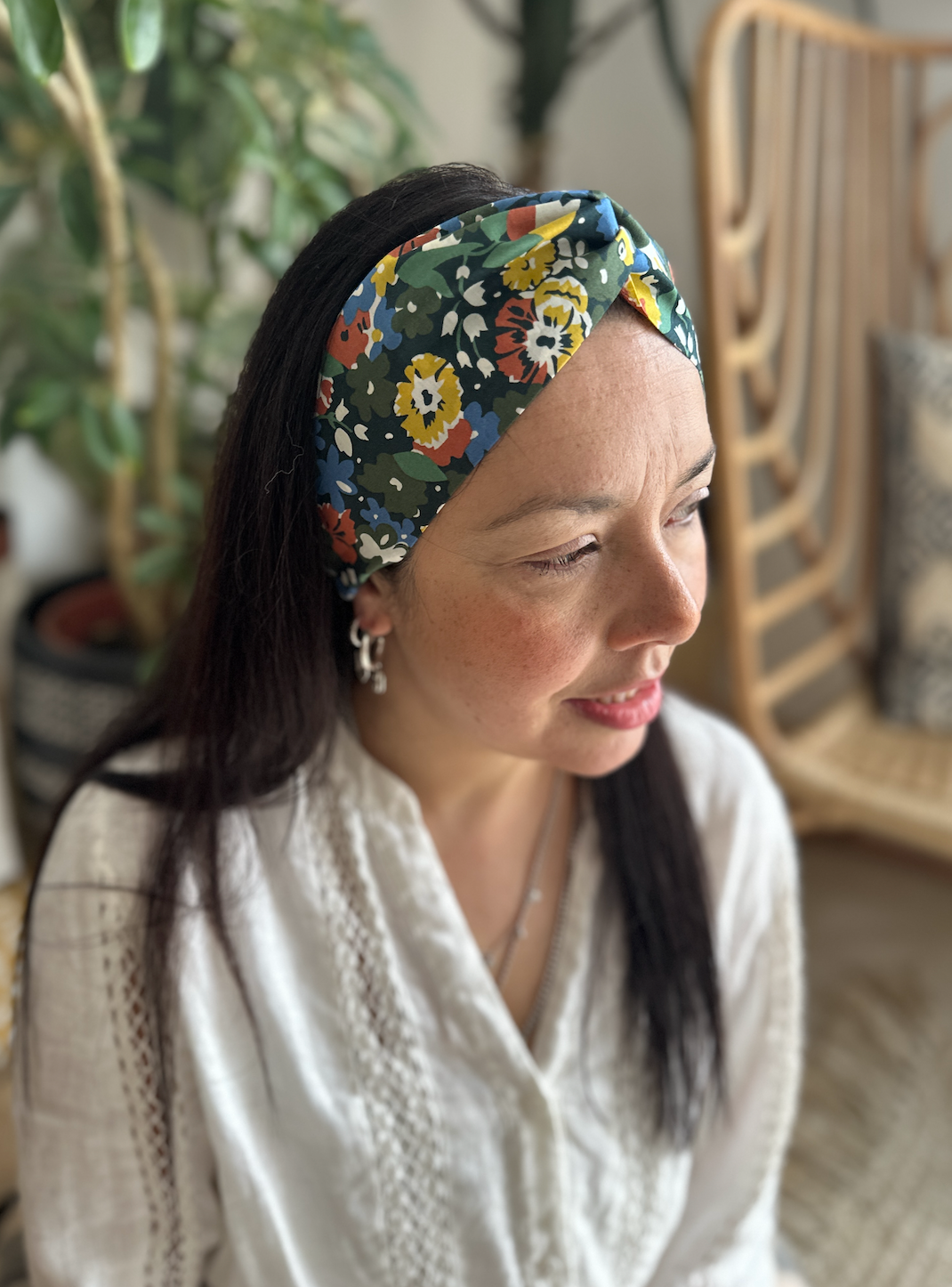 Twisted Turban Headband - Liberty Green Floral