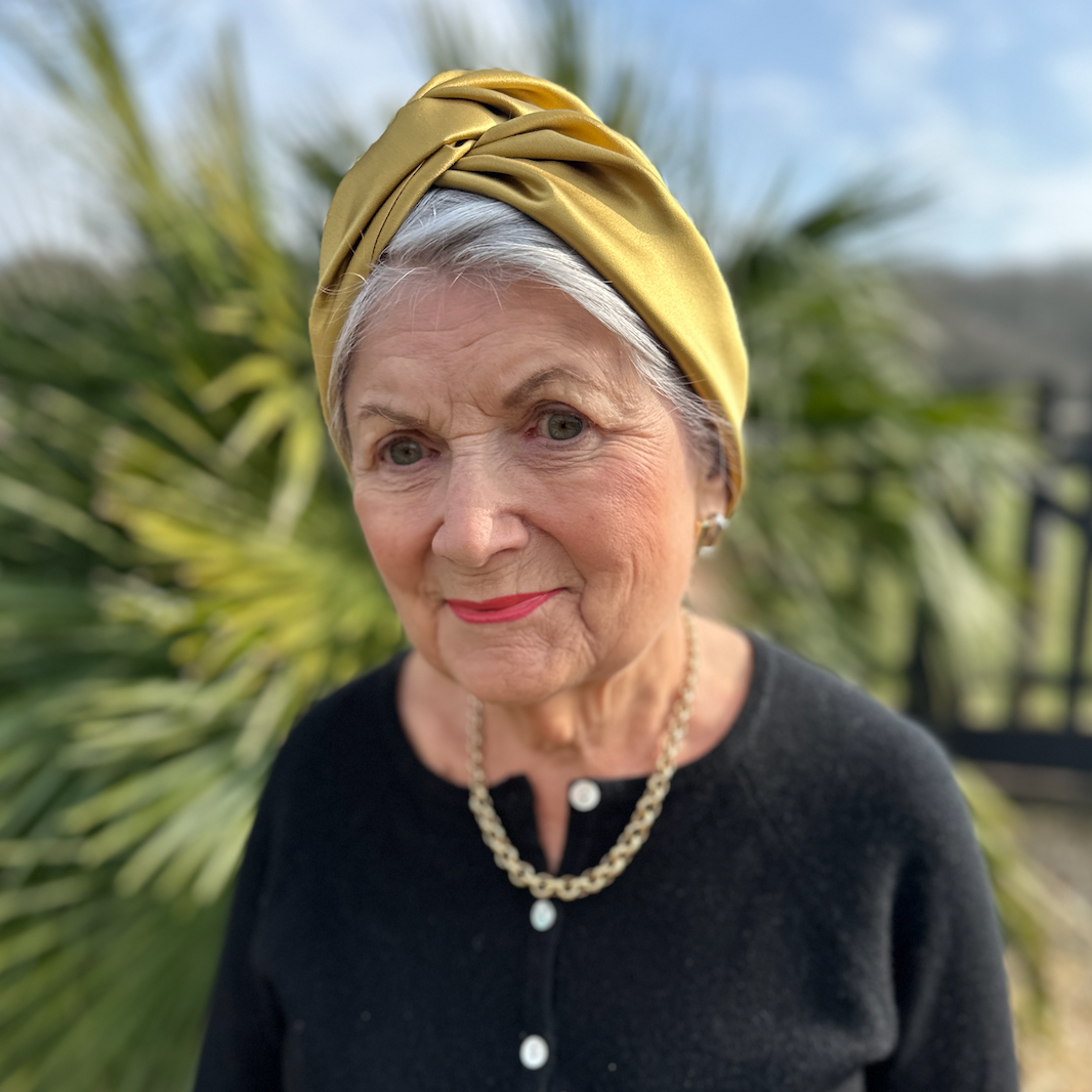 Little Susan Twisted Turban In Pure Block Colour Silks - Variety of Plain Pure Silks