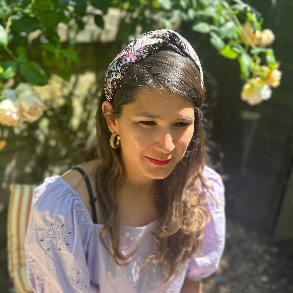 Knot Twisted headband - Liberty of London Kaleidoscope Pink
