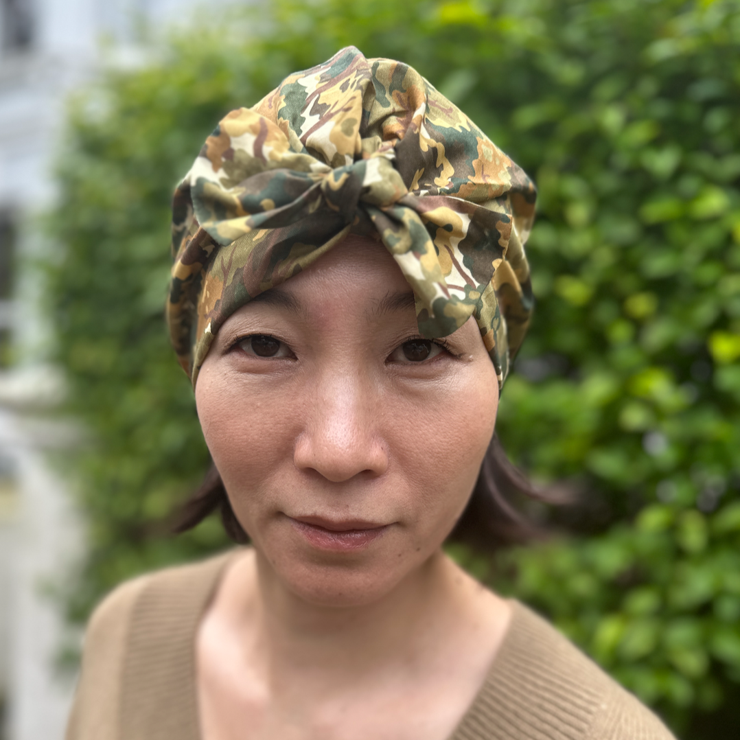 Ladies Turban Hat - A Liberty Odyssey print