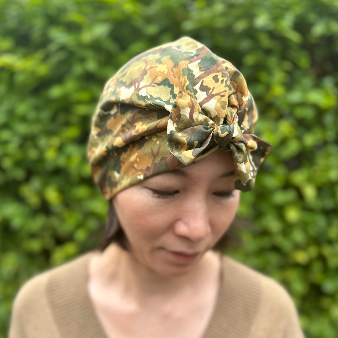 Ladies Turban Hat - A Liberty Odyssey print