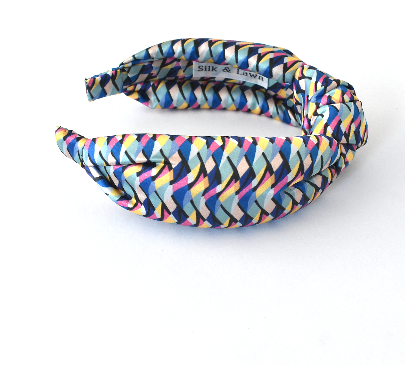 Silk Alice band - Graphic Liberty of London Artist Silk - Twisted or Knot