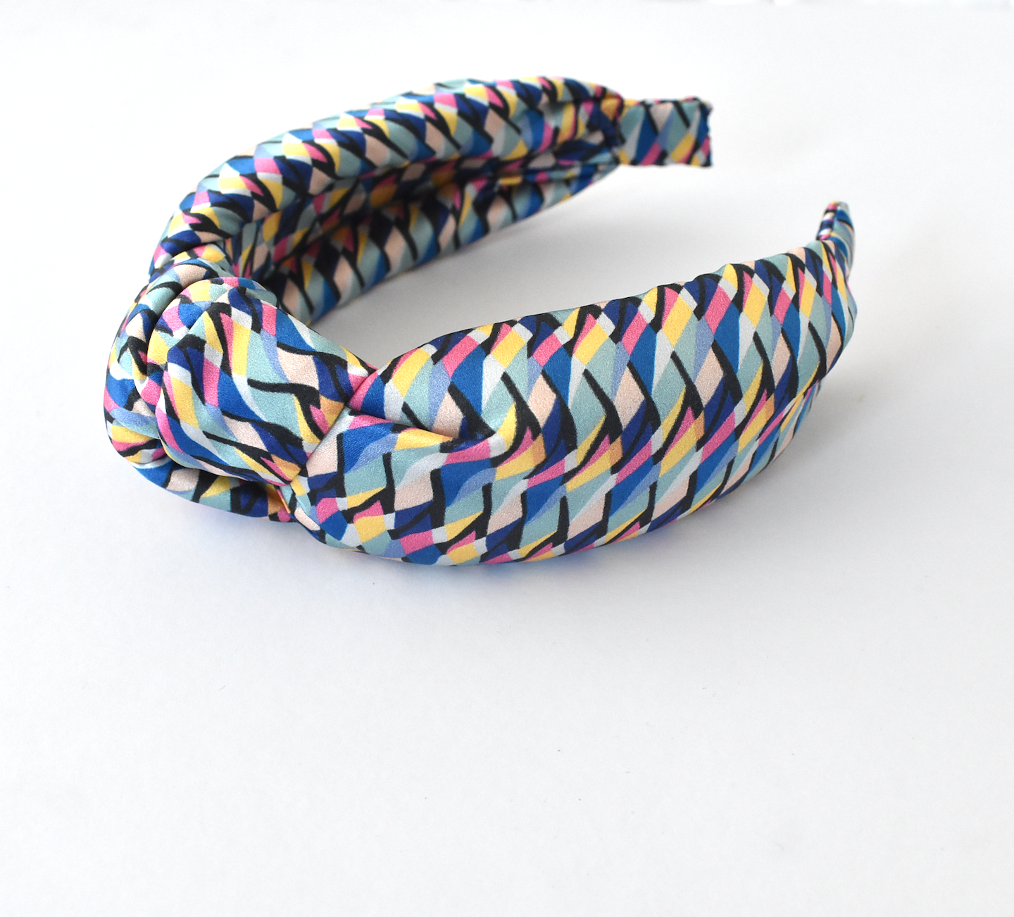 Silk Alice band - Graphic Liberty of London Artist Silk - Twisted or Knot