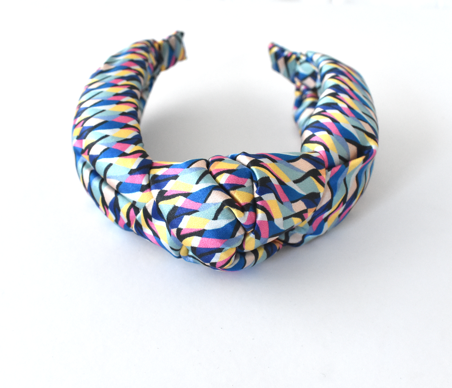 Silk Alice band - Graphic Liberty of London Artist Silk - Twisted or Knot