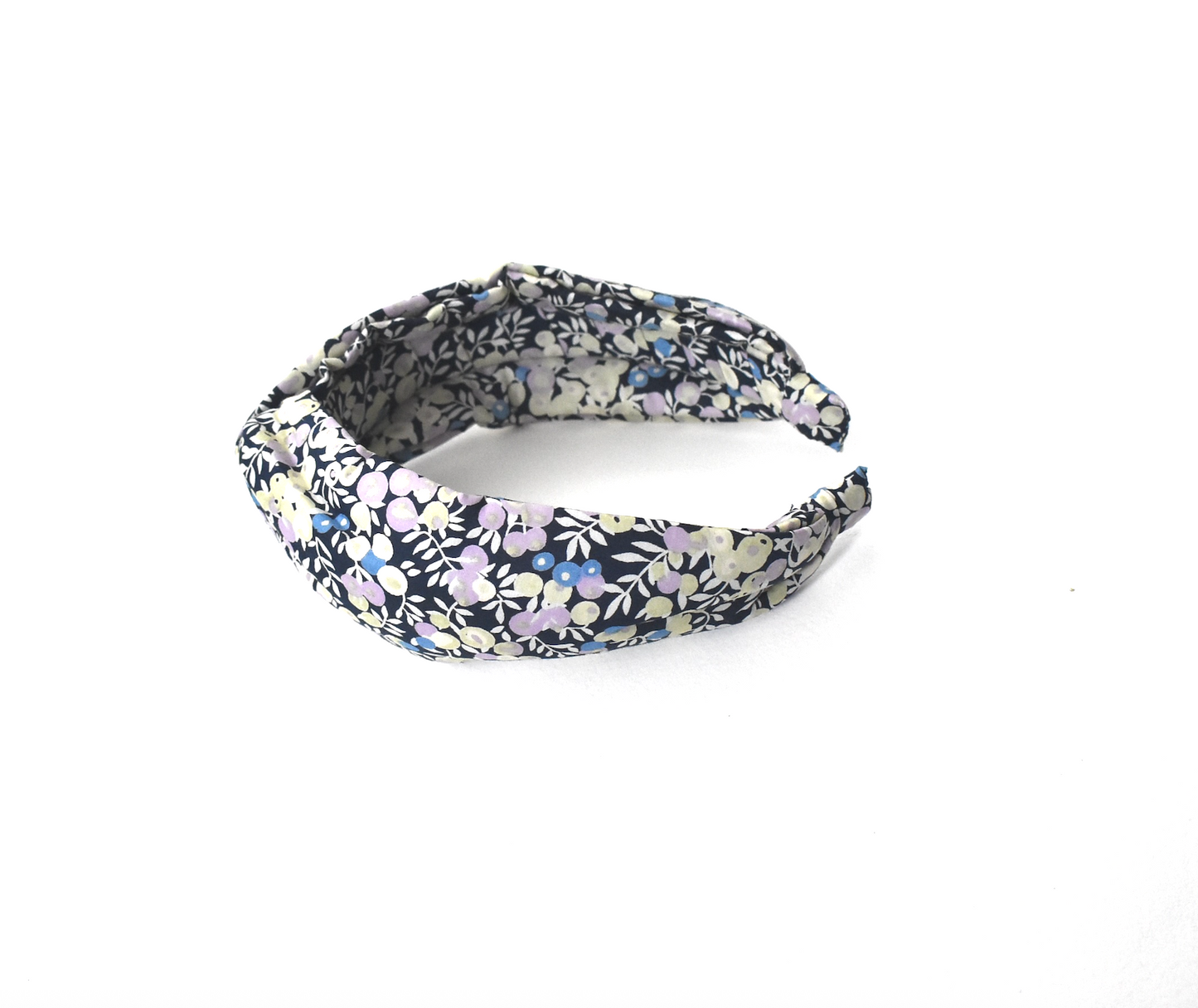 Twisted Alice Headband - Liberty of London Purple Wiltshire
