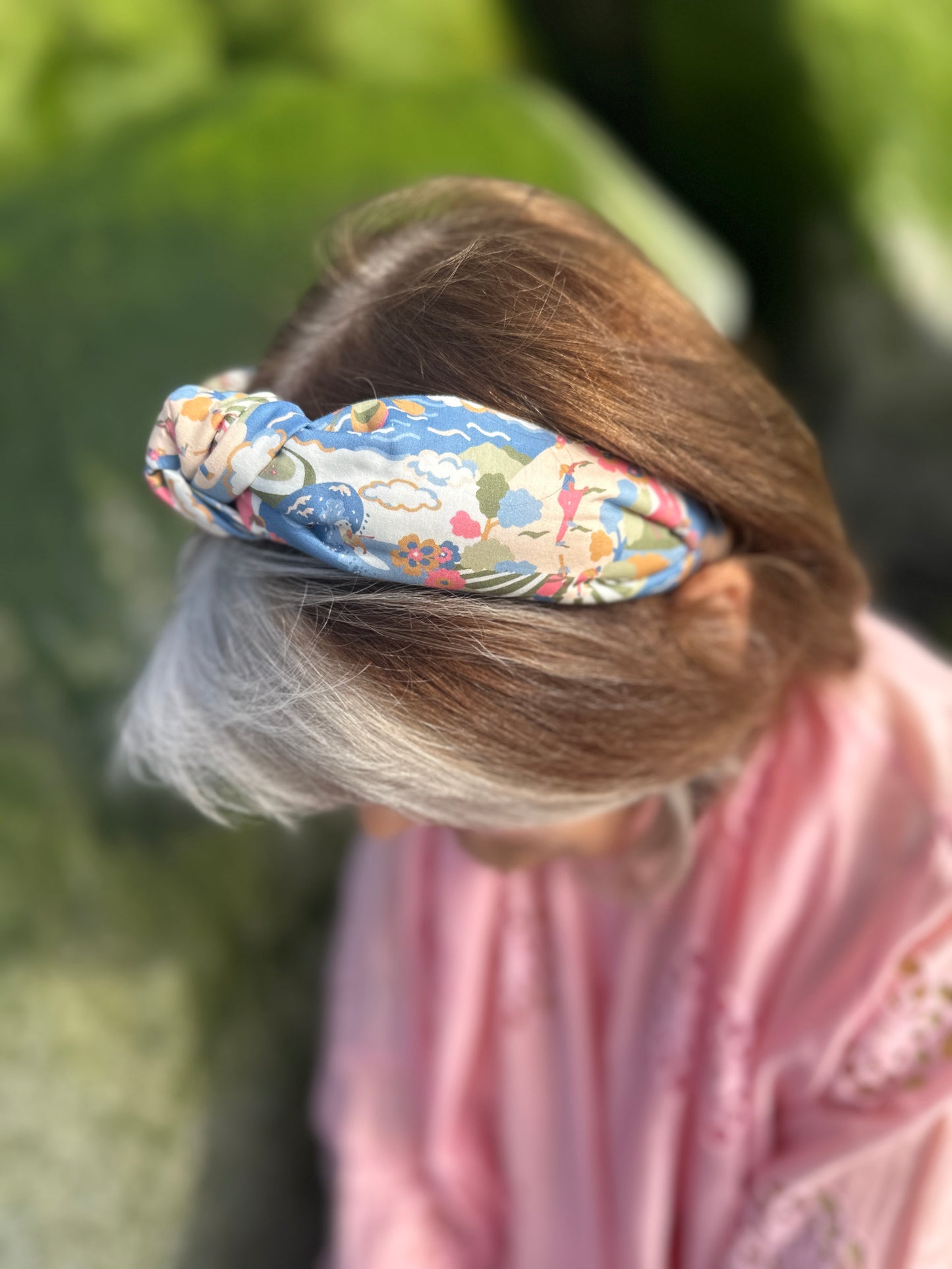 Ladies Knot Alice headband - Liberty of London Going for Gold