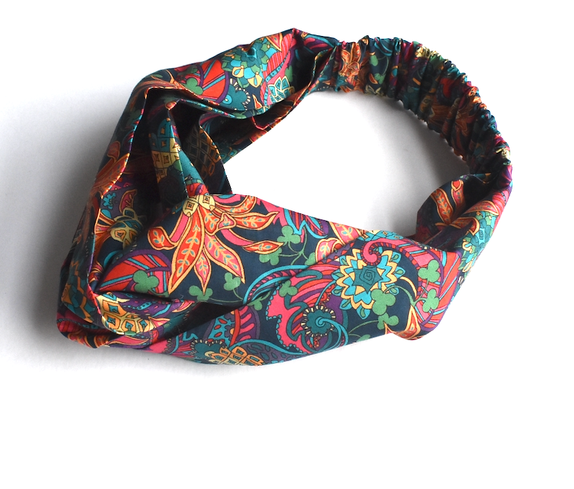Twisted Turban Headband - Liberty of London Pineapple Paisley