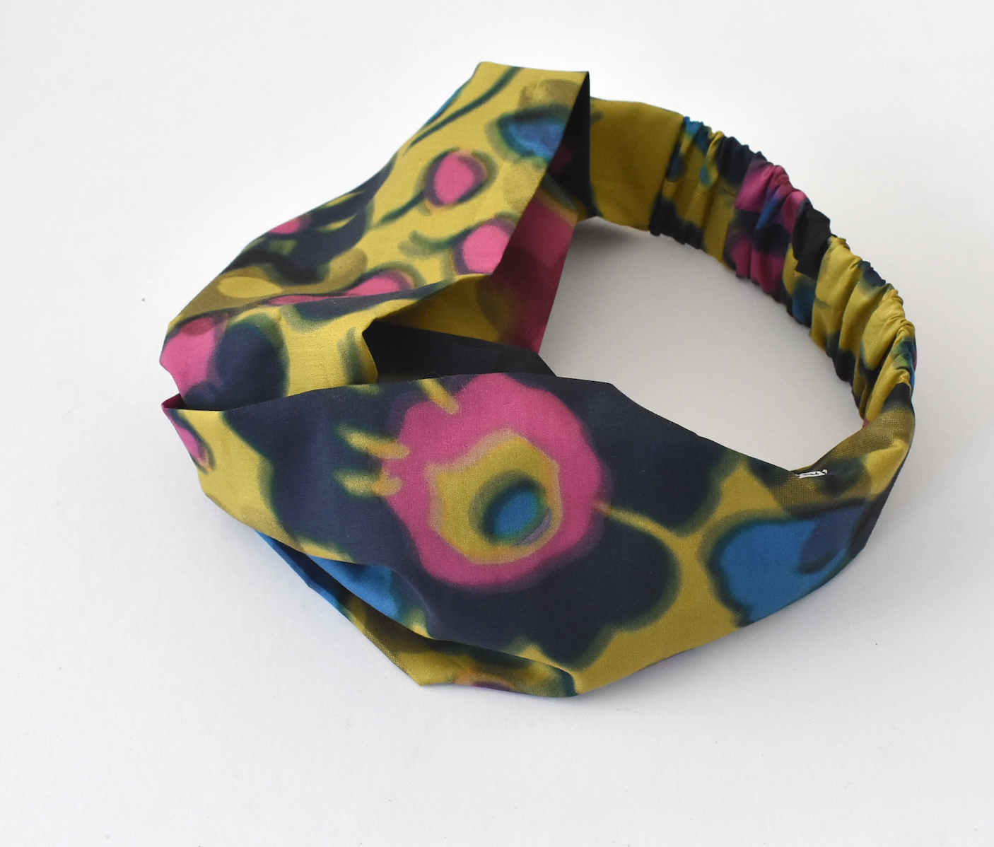 Twisted Turban Headband - Liberty of London Betsy Shadow floral print