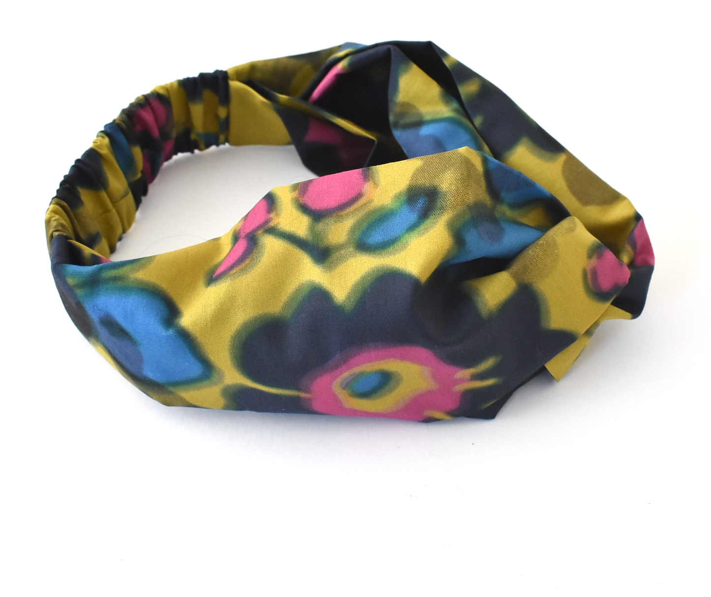 Twisted Turban Headband - Liberty of London Betsy Shadow floral print