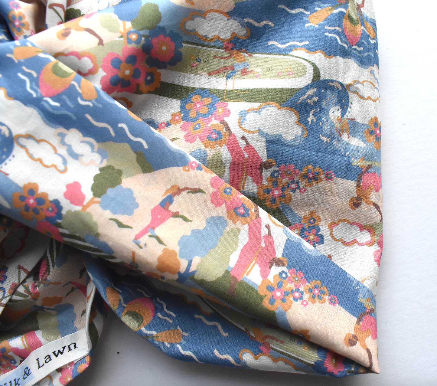Little Susan Turban Hat - Liberty of London Going for Gold print - Silk & Lawn