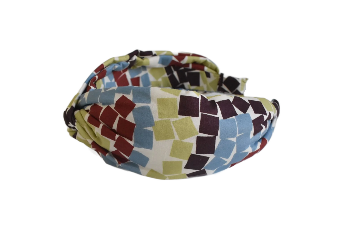 Twisted or Knot Alice band in Winter graphic Liberty of London Tana Lawn cotton - Silk & Lawn