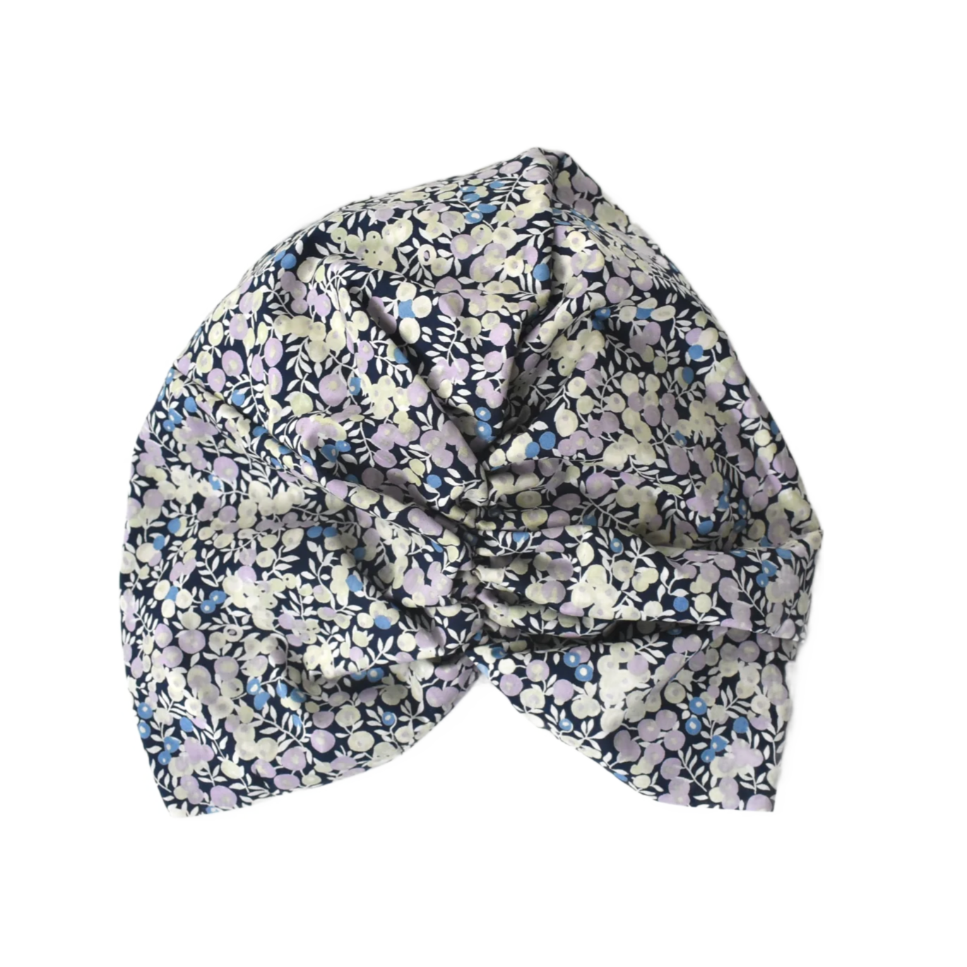 Little Susan Turban Hat - Liberty of London Purple Wiltshire
