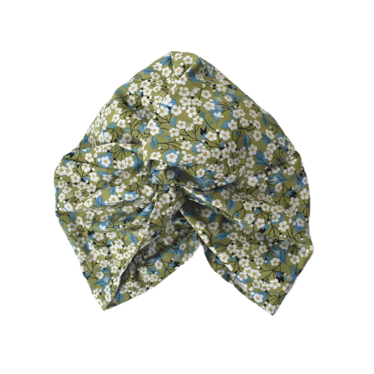 Little Susan Turban Hat - Liberty of London Green Mitsi