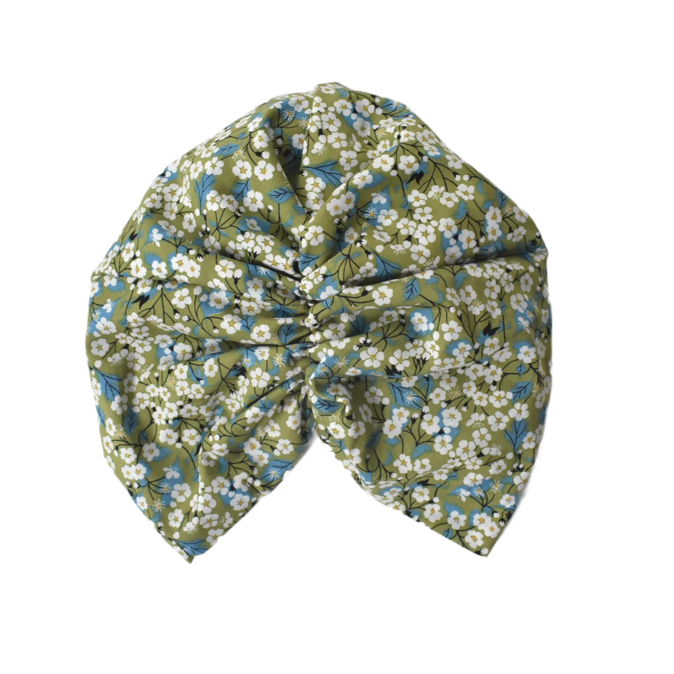 Little Susan Turban Hat - Liberty of London Green Mitsi