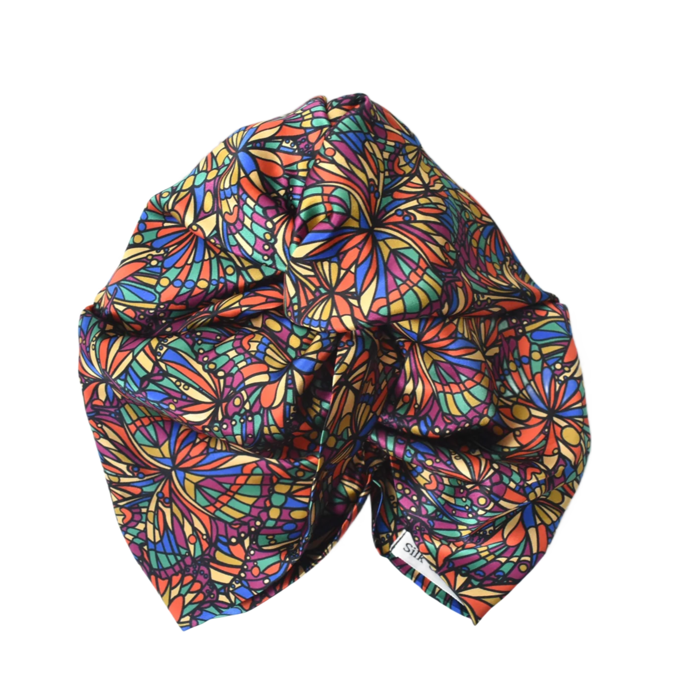 Little Susan Twisted Silk Turban & Head wrap - Liberty of London Jewel print in  Belgravia Silk Satin