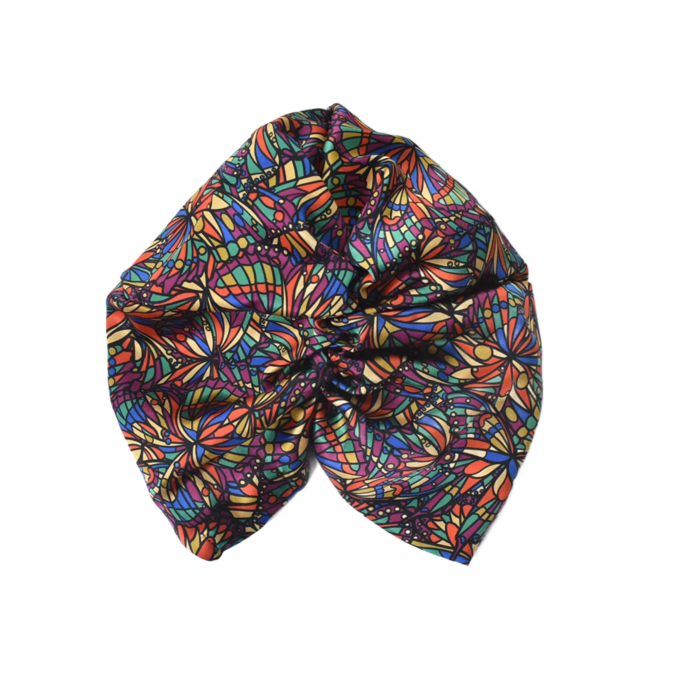 Little Susan Twisted Silk Turban & Head wrap - Liberty of London Jewel print in  Belgravia Silk Satin
