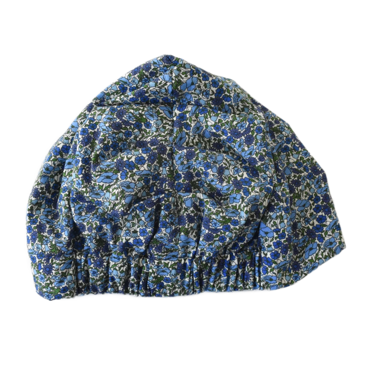 Ladies Turban Hat - Liberty of London classic blue poppy floral print