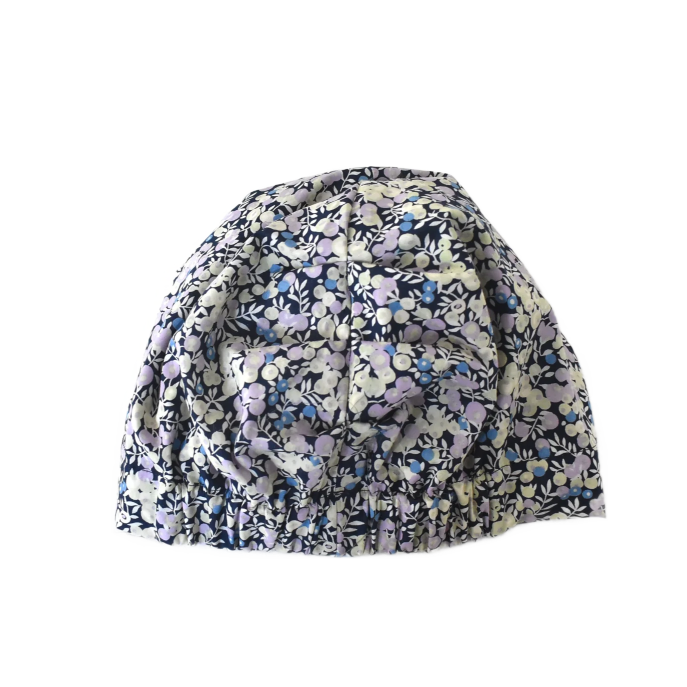 Ladies Turban Hat - Liberty of London classic Purple Wiltshire floral print