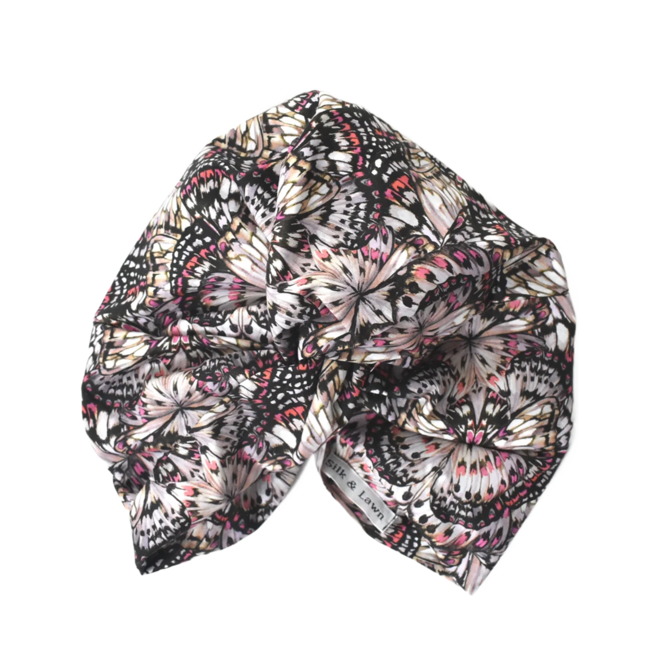 Little Susan Turban Hat - Liberty of London Pink Kaleidoscope print