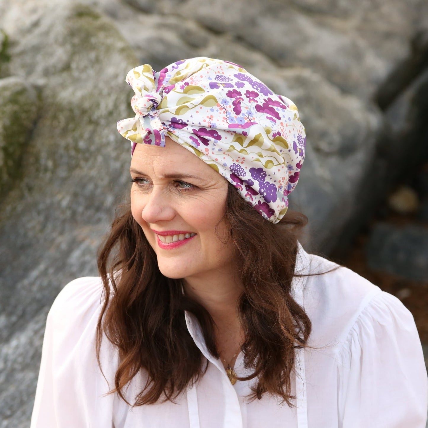 Ladies Turban Hat - Limited Edition Liberty of London Mini Mim print