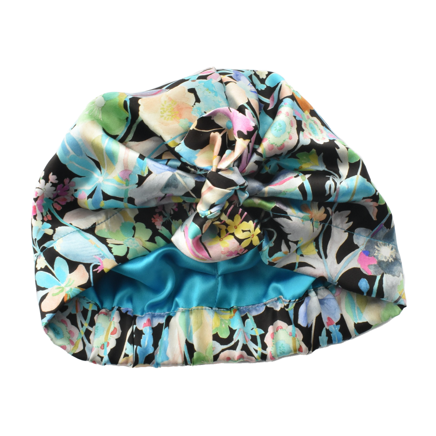 Luxury Silk Turban & Head wrap - Liberty of London Artist Spring Proposal printed silk satin