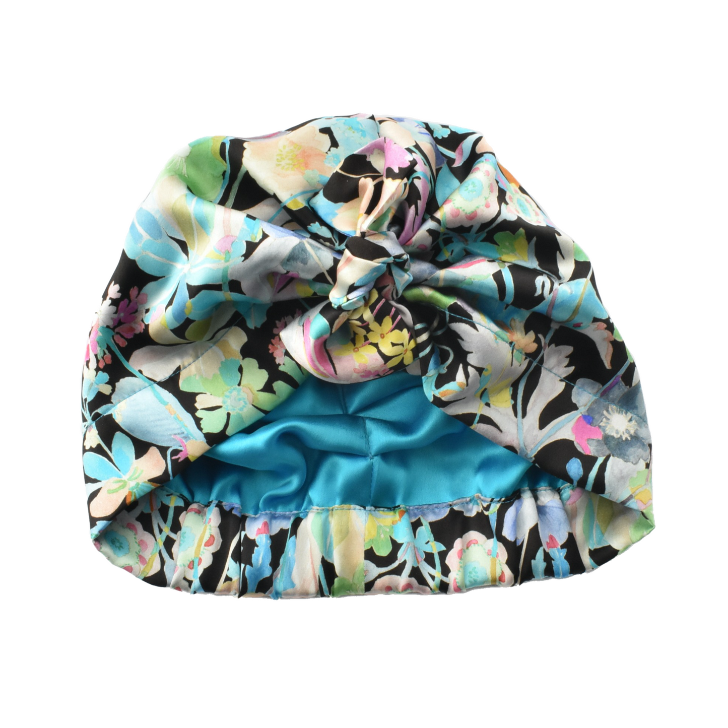 Luxury Silk Turban & Head wrap - Liberty of London Artist Spring Proposal printed silk satin